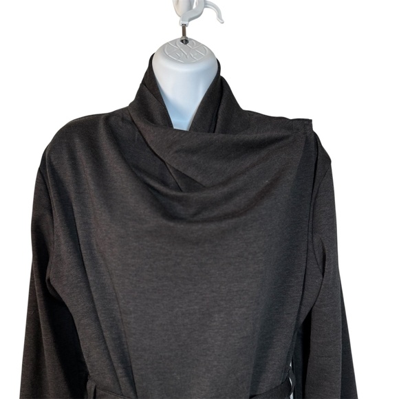 Ruti Alembika Montana Cardigan Jacket Size 1 Small 6 8 Charcoal Gray Lagenlook - Picture 2 of 7